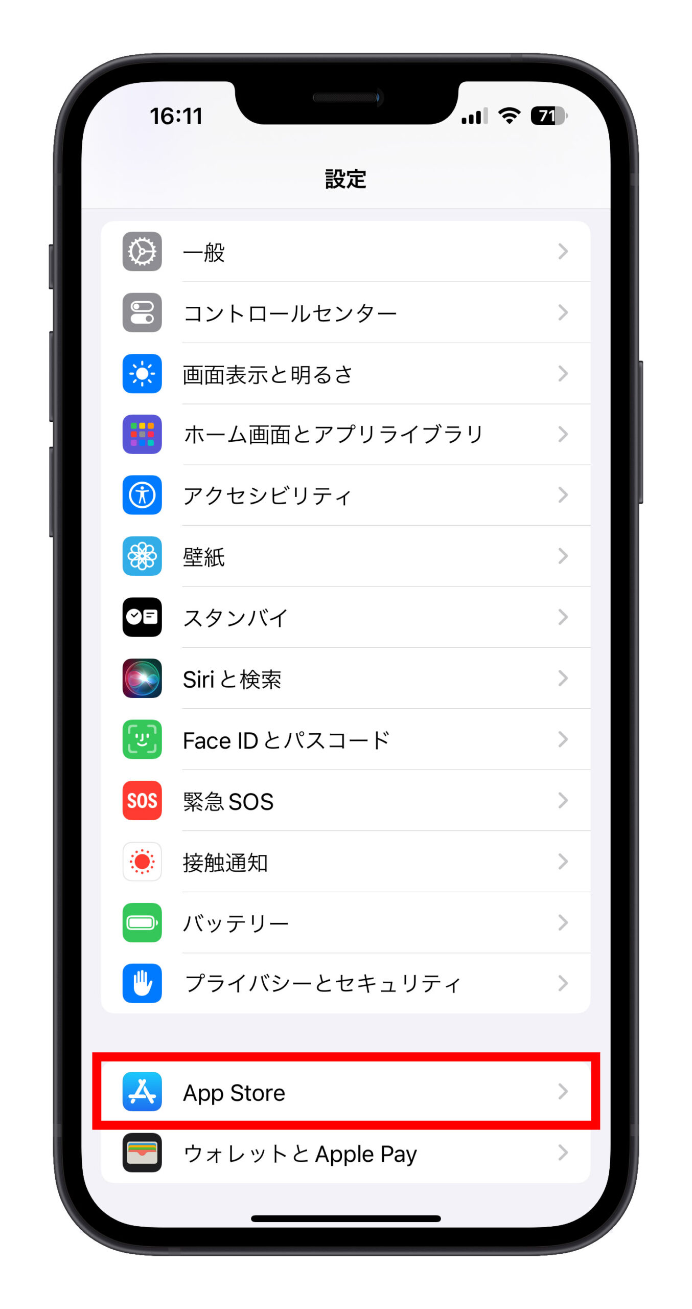 iPhone App Store 設定